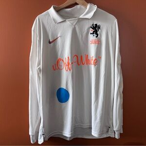 Nike Off-White Polo Shirt sz Large